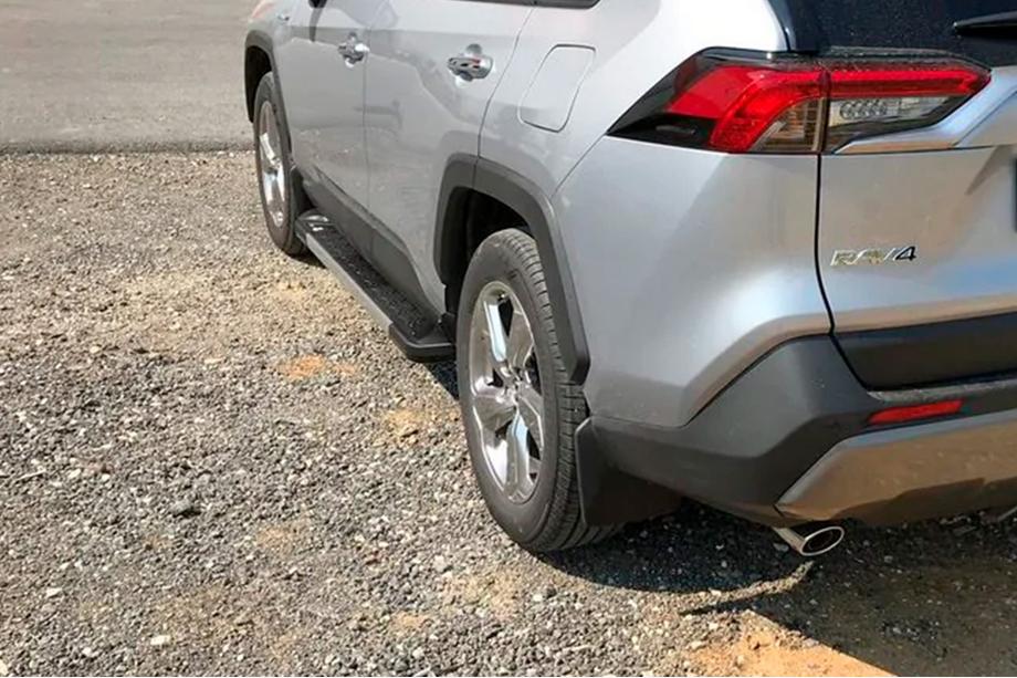 Toyota Rav 4 2019-2025 рр. Бокові пороги RedLine V1 (2 шт., алюміній) Фото 5