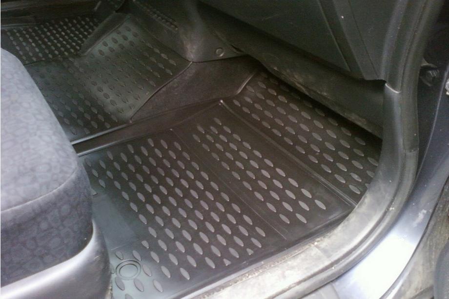 Honda FR-V 2004-2009 рр. Гумові килимки в салон (4 шт, Novline) Фото 4