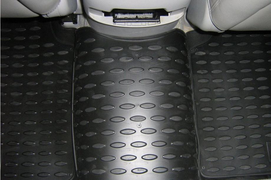 Hyundai Sonata NF 2004-2009 рр. Гумові килимки в салон (4 шт, Novline) Варіант 2 Фото 4