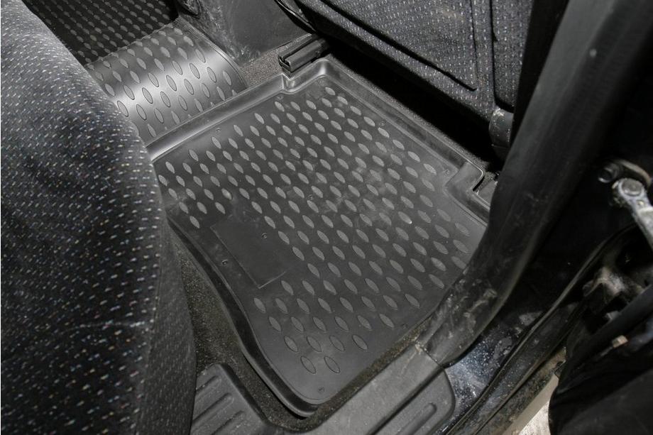 Hyundai Sonata EF 1998-2004 рр. Гумові килимки в салон (4 шт, Novline) Фото 3