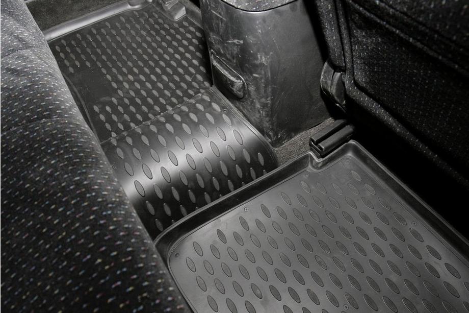 Hyundai Sonata EF 1998-2004 рр. Гумові килимки в салон (4 шт, Novline) Фото 4