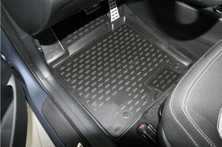 Kia Ceed 2012-2018 рр. Гумові килимки в салон (4 шт, Novline) Фото 2
