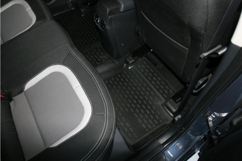 Kia Ceed 2012-2018 рр. Гумові килимки в салон (4 шт, Novline) Фото 3