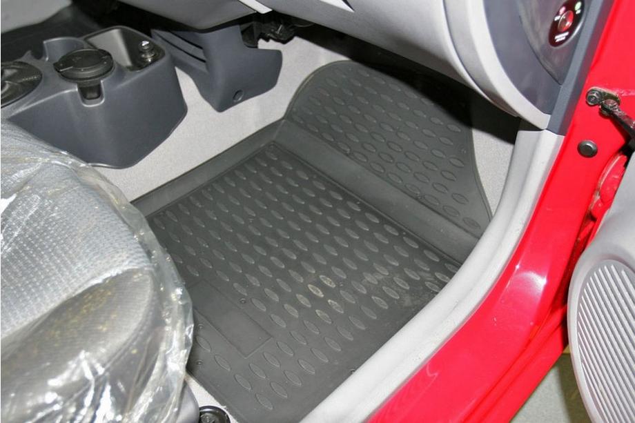 Kia Picanto 2004-2011 рр. Гумові килимки в салон (4 шт, Novline) Фото 4