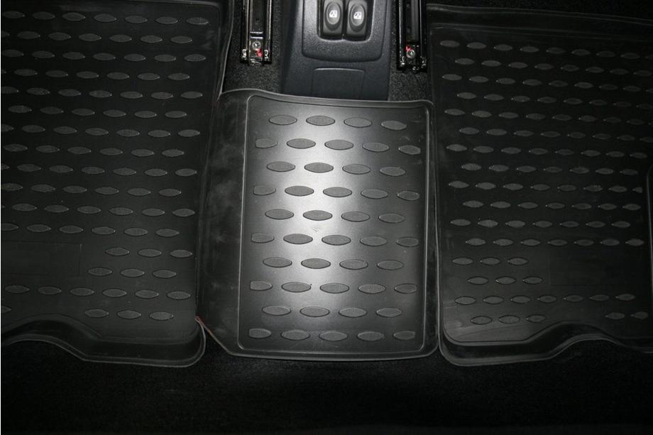 Lada Largus 2012- рр. Гумові килимки в салон (4 шт, Novline) 5 місць Фото 5