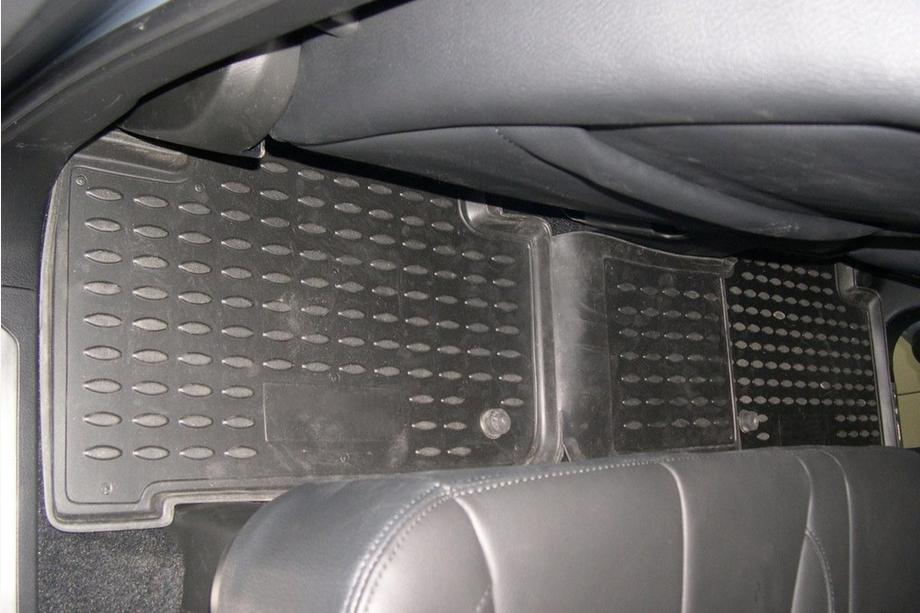 SsangYong Rexton I 2001-2017 рр. Гумові килимки в салон (4 шт, Novline) Варіант 2 Фото 3