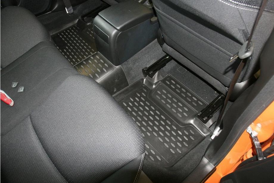 Subaru XV 2011-2017 рр. Гумові килимки в салон (4 шт, Novline) Фото 3