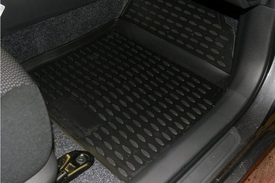 Toyota Corolla 2007-2013 рр. Гумові килимки в салон (4 шт, Novline) Фото 4