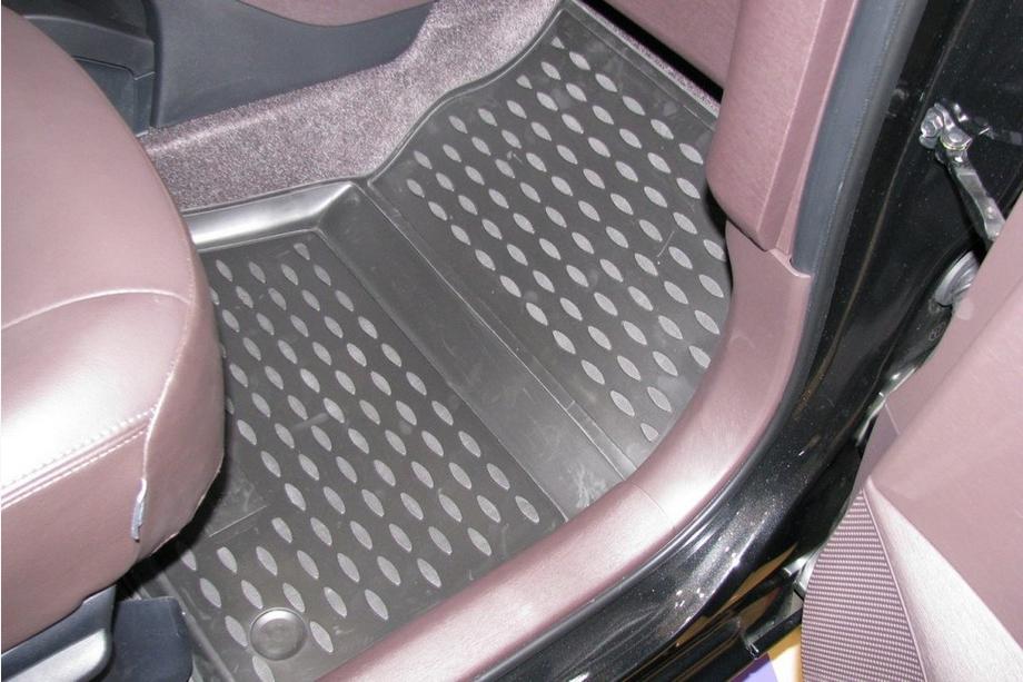 Toyota IQ 2008-2015 рр. Гумові килимки в салон (4 шт, Novline) Фото 4
