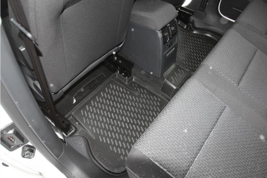 Volkswagen Caddy 2015-2020 рр. Гумові килимки в салон (4 шт, Novline) Фото 2