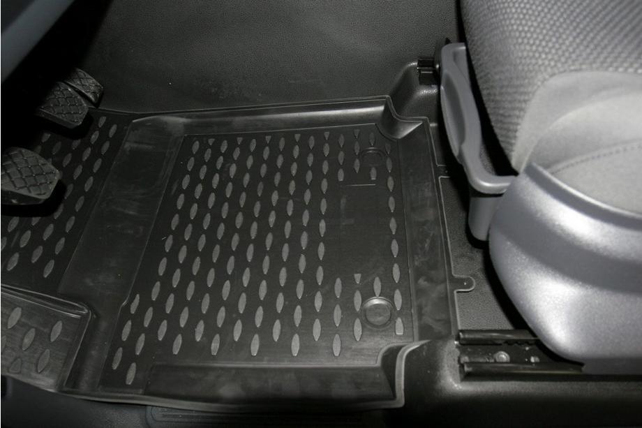 Volkswagen Amarok 2010-2022 рр. Гумові килимки в салон (4 шт, Novline) Фото 2