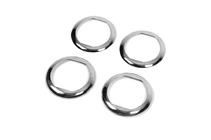 Fiat Doblo I 2001-2005 рр. Накладка вентиляційної стулки (4 шт., нерж.) фото 3