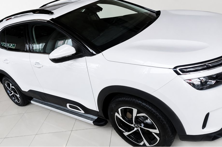 Citroen C5 Aircross 2017-2025 рр. Бокові пороги Maya V2 (2 шт., алюміній) Image