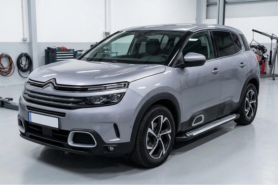 Citroen C5 Aircross 2017-2025 рр. Бокові пороги Line (2 шт, алюміній) Image