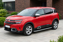 Citroen C5 Aircross 2017-2025 рр. Бокові пороги Tayga Grey (2 шт, алюміній) фото 1
