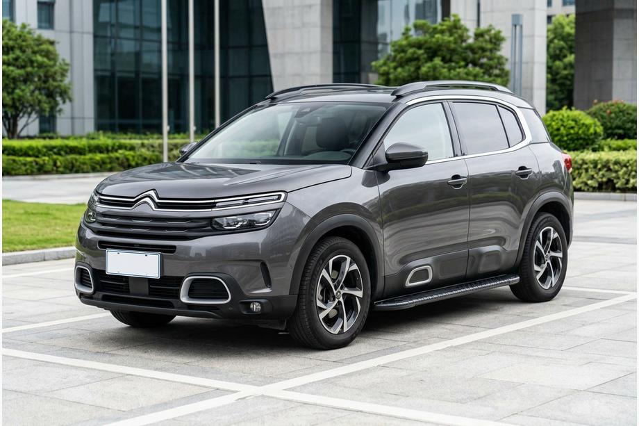 Citroen C5 Aircross 2017-2025 рр. Бокові пороги Bosphore Black (2 шт., алюміній) Фото 1