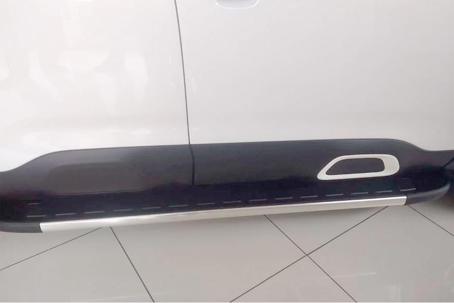 Citroen C5 Aircross 2017-2025 рр. Бокові пороги Duru (2 шт., алюміній) Фото 6