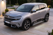 Citroen C5 Aircross 2017-2025 рр. Бокові пороги Rainbow (2 шт., алюміній) фото 1