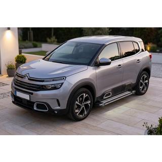 Бокові пороги Rainbow (2 шт., алюміній) Citroen C5 Aircross 2017-2025 рр. фото 1