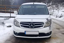 Mercedes Citan 2013-2021 рр. Накладки на решітку (5 шт, нерж) фото 2