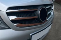 Mercedes Citan 2013-2021 рр. Накладки на решітку (5 шт, нерж) фото 6