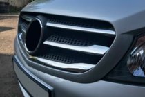 Mercedes Citan 2013-2021 рр. Накладки на решітку (5 шт, нерж) фото 7