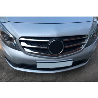 Накладки на решітку (5 шт, нерж) Mercedes Citan 2013-2021 рр. фото 1