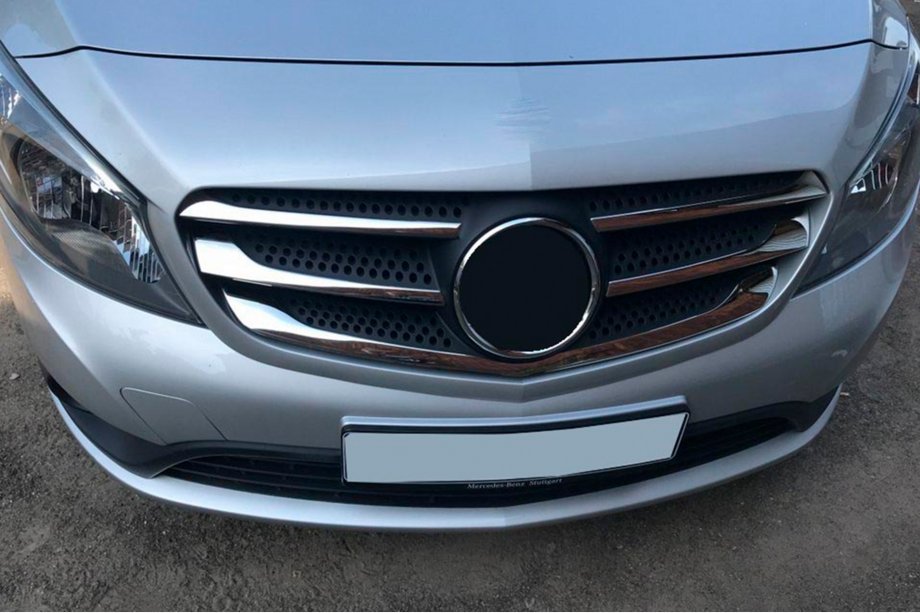 Mercedes Citan 2013-2021 рр. Накладки на решітку (5 шт, нерж) Image