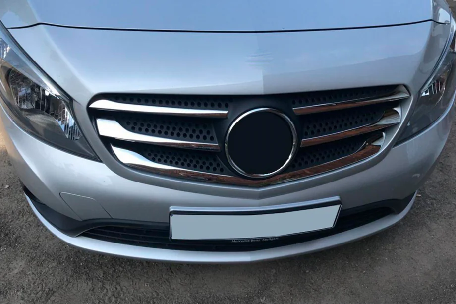 Mercedes Citan 2013-2021 рр. Накладки на решітку (5 шт, нерж) Image