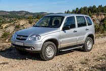 Chevrolet Niva 1998-2020 рр. Бокові пороги Fullmond (2 шт., алюміній) фото 1