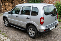 Chevrolet Niva 1998-2020 рр. Бокові пороги Duru (2 шт., алюміній) фото 1