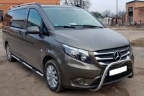 Mercedes Vito/V-class W447 2014- рр. Кенгурятник WT006 (нерж.) фото 1