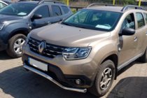 Renault Duster 2018-2024 рр. Передній захист WT008 (нерж.) фото 8