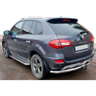 Задня дуга AK002-1 (нерж) Renault Koleos 2008-2016 рр. фото 1