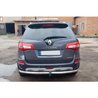 Задня дуга AK002-1 (нерж) Renault Koleos 2008-2016 рр. фото 3