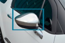Citroen DS-9 2020- рр. Накладки на дзеркала (2 шт., нерж) фото 2