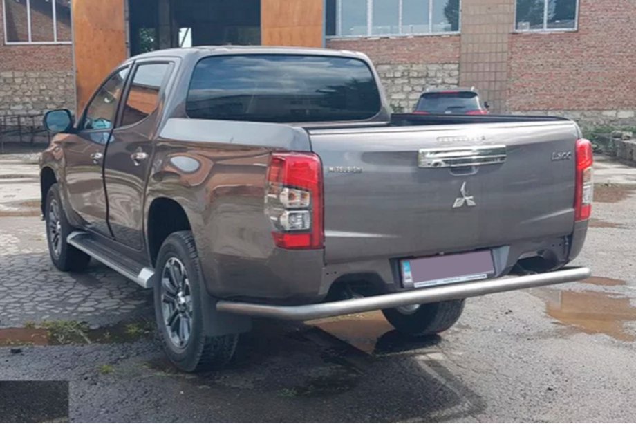 Mitsubishi L200 2015-2024 рр. Задній захист AK005 (нерж) Фото 2