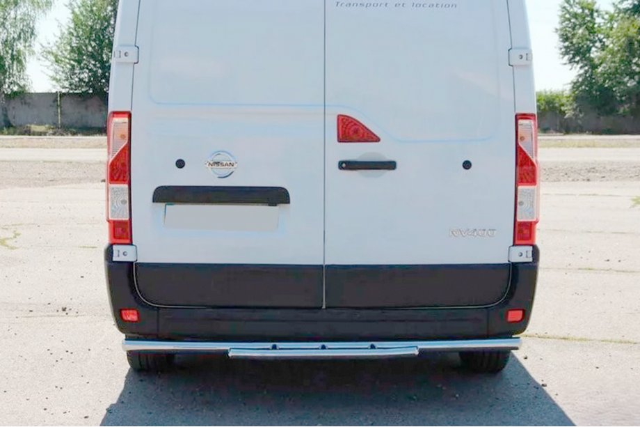 Nissan NV400 2010-2024 рр. Задня дуга AK008 (нерж.) Фото 3