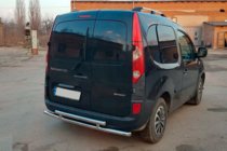 Renault Kangoo 2008-2020 рр. Задня дуга AK002-2 (нерж.) фото 3
