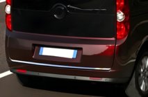Opel Combo 2012-2018 рр. Накладка кромки кришки багажника (нерж.) фото 2