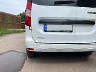 Renault Dokker 2013-2022 рр. Накладка на задній бампер Carmos (нерж) фото 4