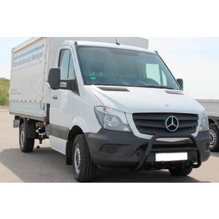 Кенгурятник WT003 (чорний) Mercedes Sprinter W906 2006-2018 рр. фото 3