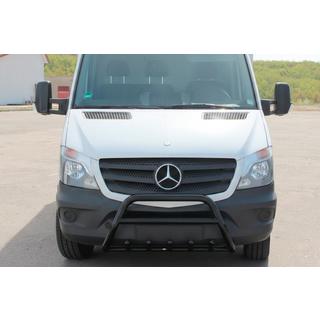 Кенгурятник WT003 (чорний) Mercedes Sprinter W906 2006-2018 рр. фото 2