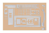 Mercedes T2 (507-814) 1967-1996 рр. Накладки на панель (Meric) фото 3