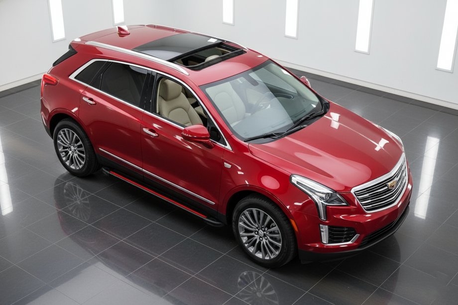 Cadillac XT5 2016- рр. Бокові пороги Maya Red (2 шт., алюміній) Image