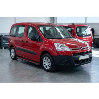 Бокові пороги Maya Red (2 шт., алюміній) Citroen Berlingo 2008-2018 рр. фото 1
