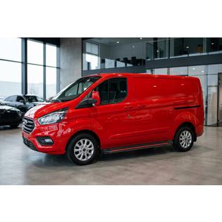 Бокові пороги Maya Red (2 шт., алюміній) Ford Custom 2013-2022 рр. фото 1