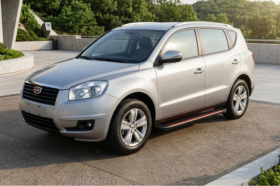 Geely Emgrand X7 2011- рр. Бокові пороги Maya Red (2 шт., алюміній) Image