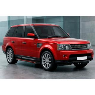 Бокові пороги Maya Red (2 шт., алюміній) Range Rover Sport 2005-2013 рр. фото 1