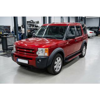 Бокові пороги Maya Red (2 шт., алюміній) Land Rover Discovery III 2004-2009 рр. фото 1